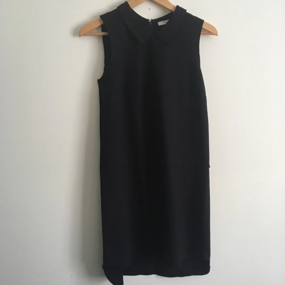 Madewell | Black Collared Dress Small